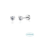 Crystal love studs