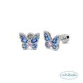Sapphire Flutter studs
