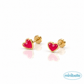 Pink crush studs