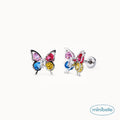 Prismatic Flutter' Butterfly studs