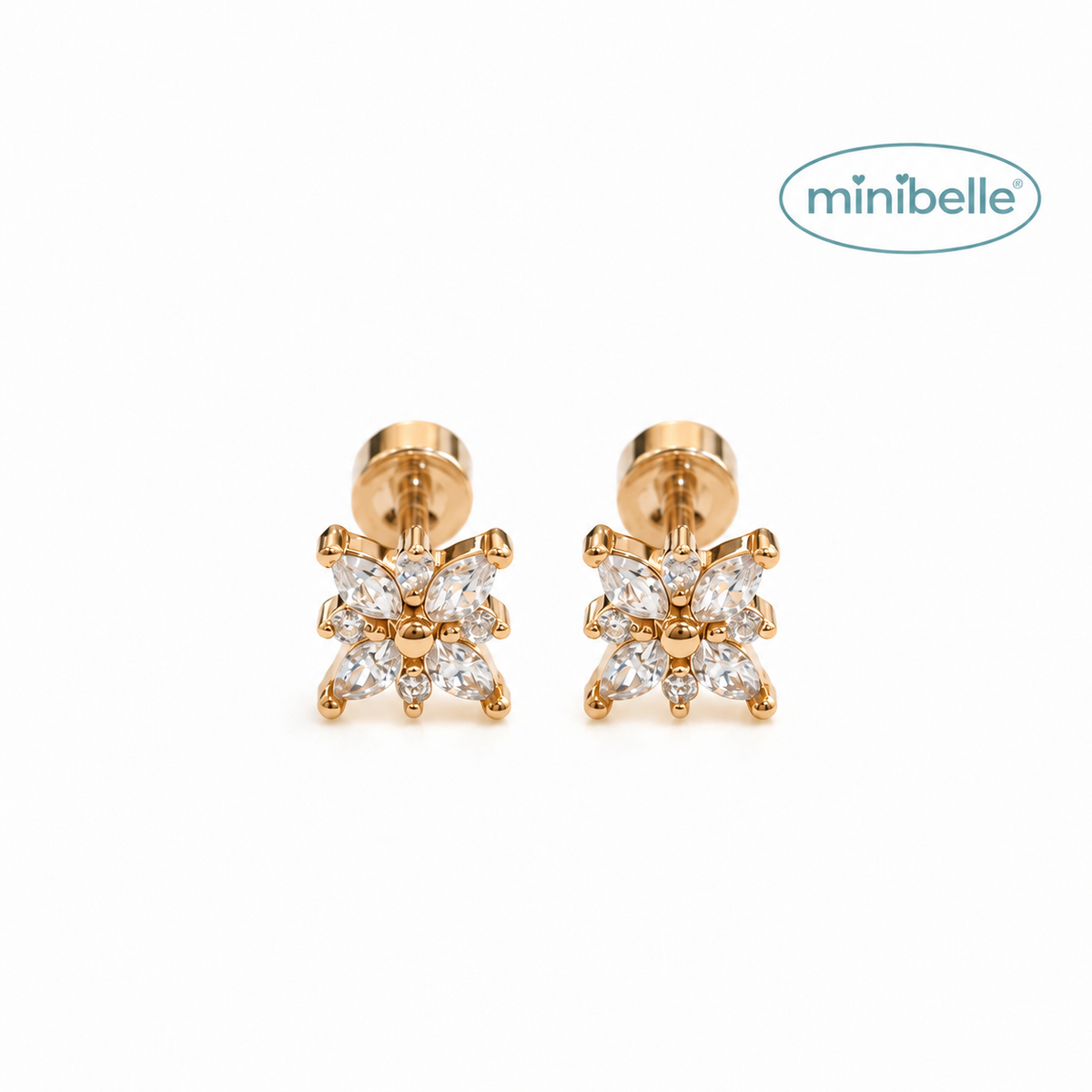 Diamond Bloom studs