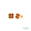 Sweet Fortune Clover studs
