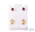 Minibelle innocent red gold regular earrings