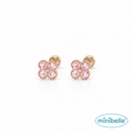 Blush Clover studs