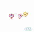 Pink promise studs