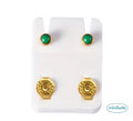 Minibelle lucky clover earrings