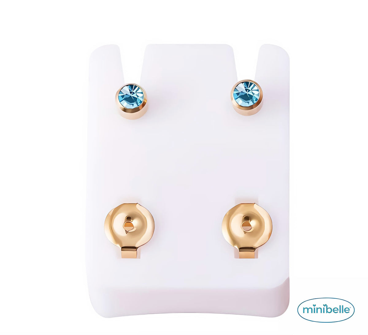 Minibelle sky gold regular earrings