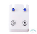 Minibelle blue silver earrings