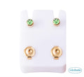 Minibelle shiny green regular earrings
