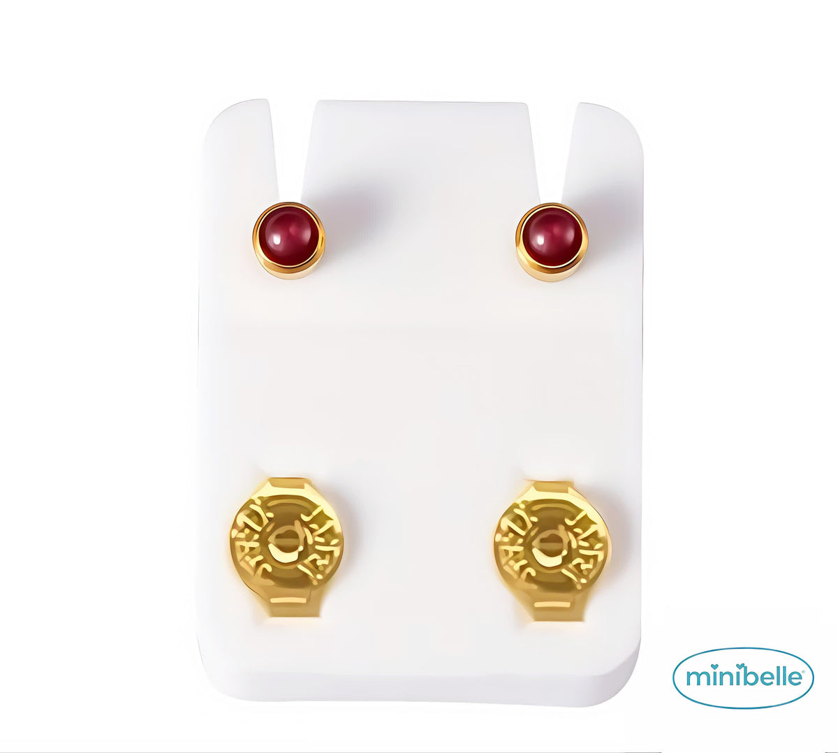 Minibelle cherry glow earrings