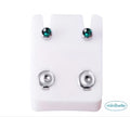 Minibelle aqua silver regular earrings