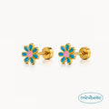 Turquoise Meadow studs